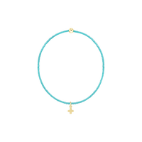 Hope Classic Signature Cross Small Gold Charm