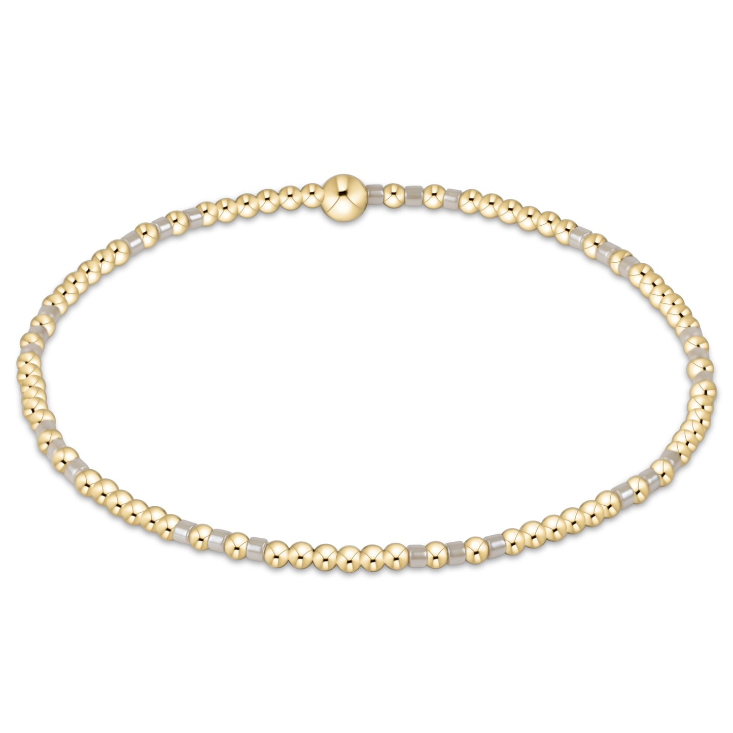 hope joy pattern 2mm bead bracelet