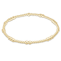 enewton Hope Unwritten Gold Bead Bracelet, 3mm