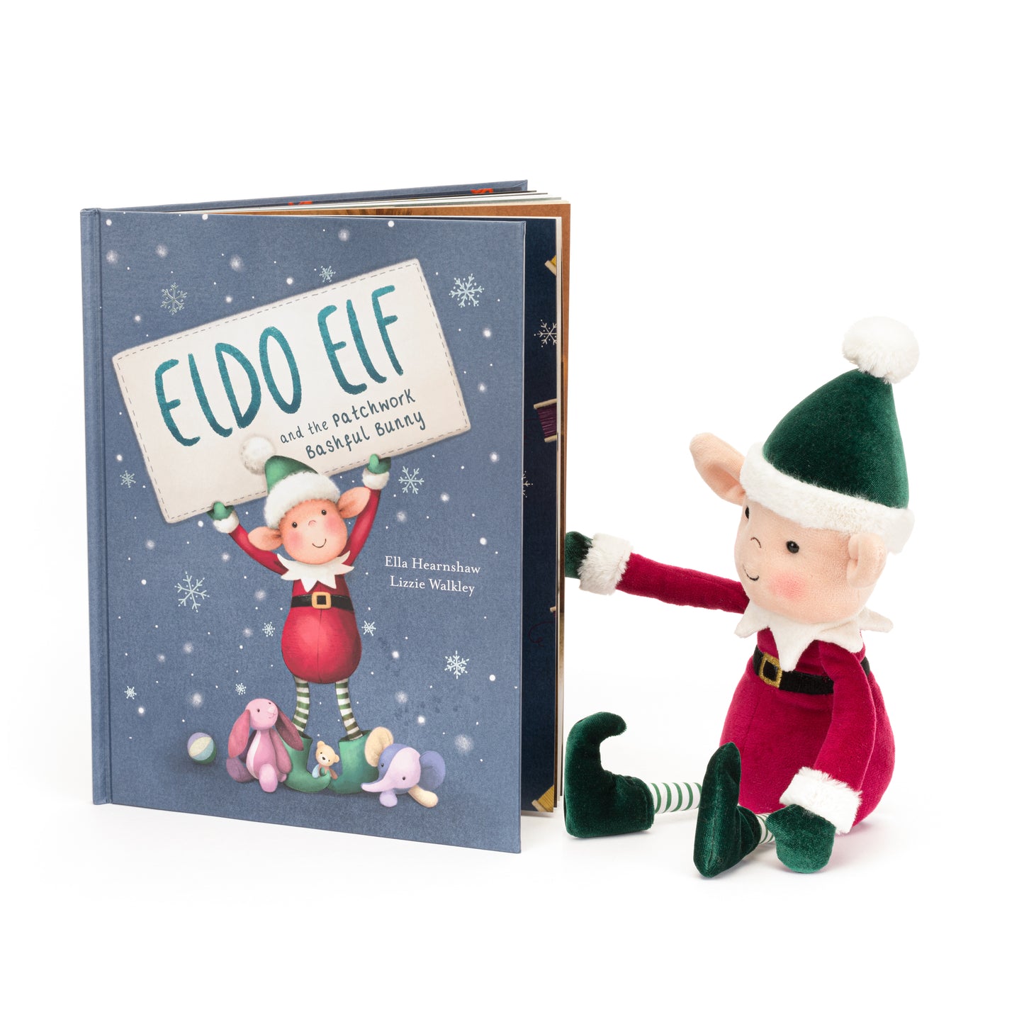 "Eldo Elf and the Patchwork Bashful Bunny" Book