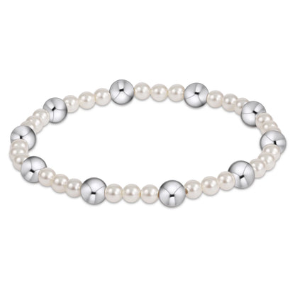 Sincerity 4mm Pearl Bead Bracelet