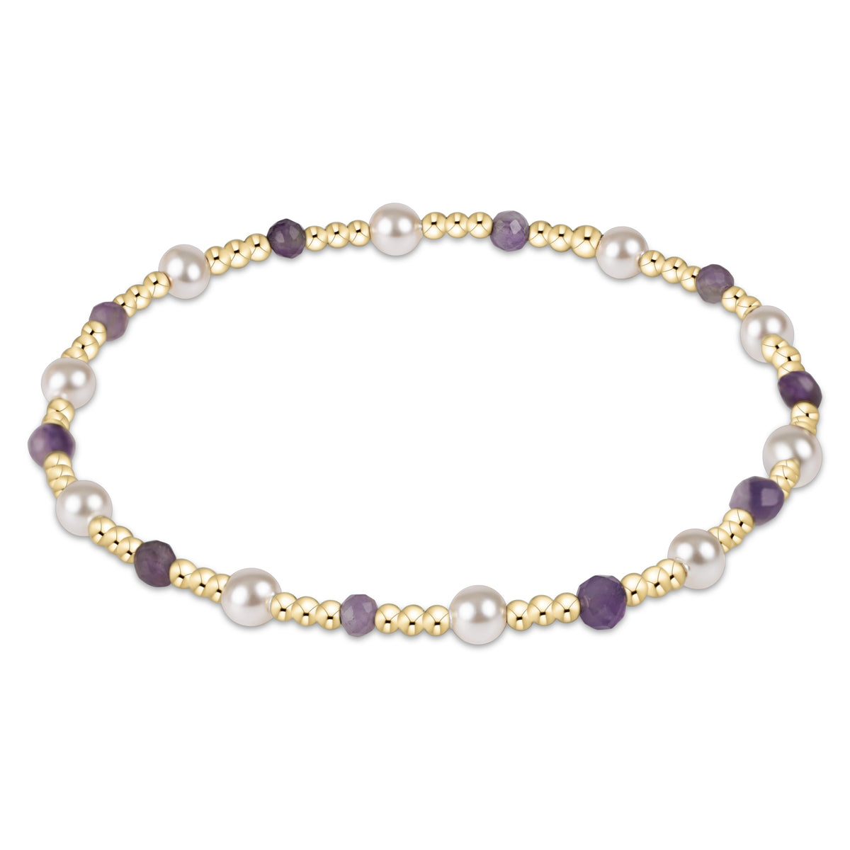 pearl sincerity pattern 4mm bead bracelet