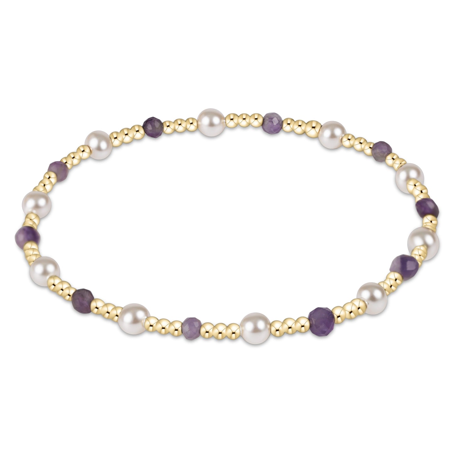 pearl sincerity pattern 4mm bead bracelet