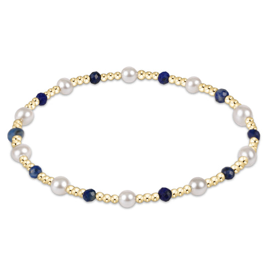 extends pearl sincerity pattern 4mm bead bracelet