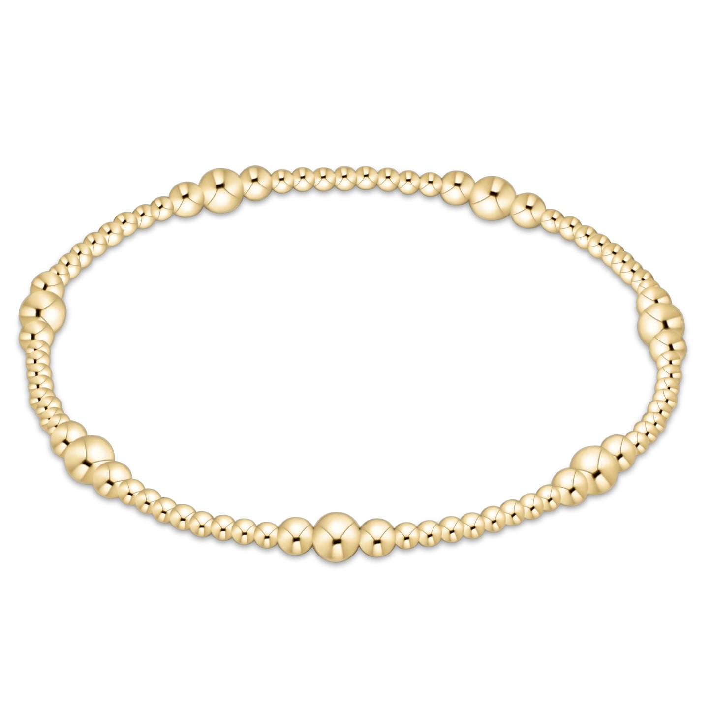 purpose gold bead bracelet