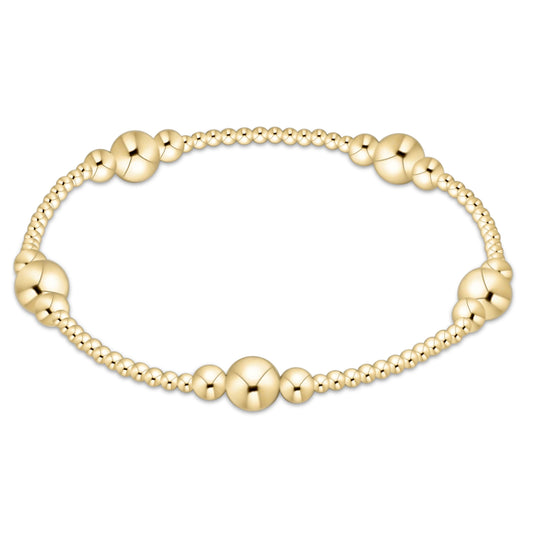 purpose gold bead bracelet