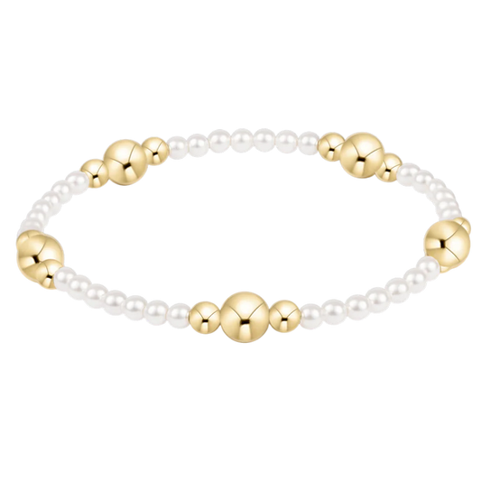 purpose gold 6mm pearl bracelet