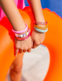 Unicorn & Stars Pink Bangles