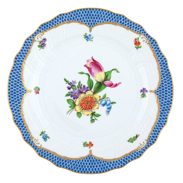 Printemps Blue Dinner Plate, Motif 3