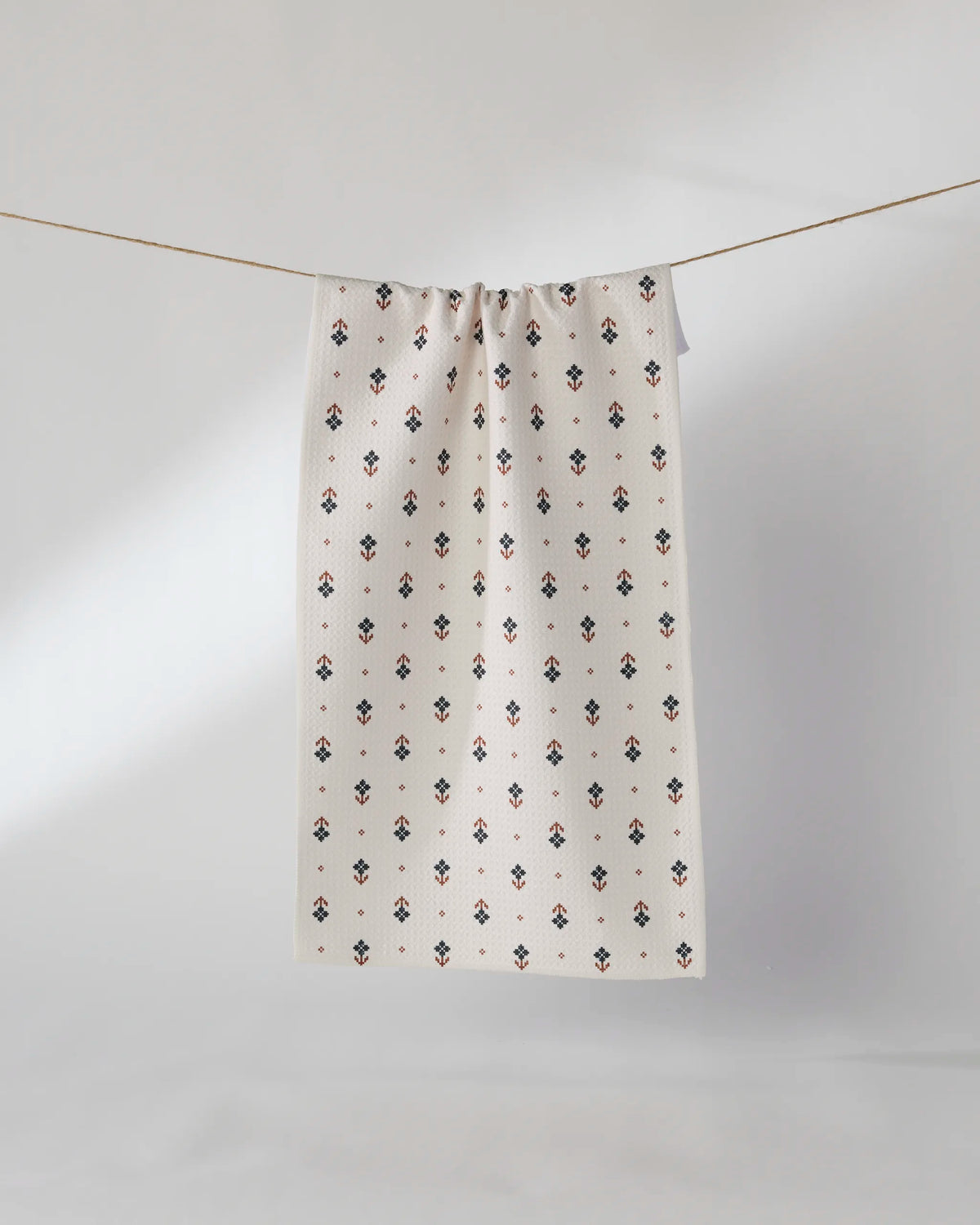 Folk Pixel Bar Towel