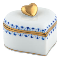 Double Heart Box — Sapphire