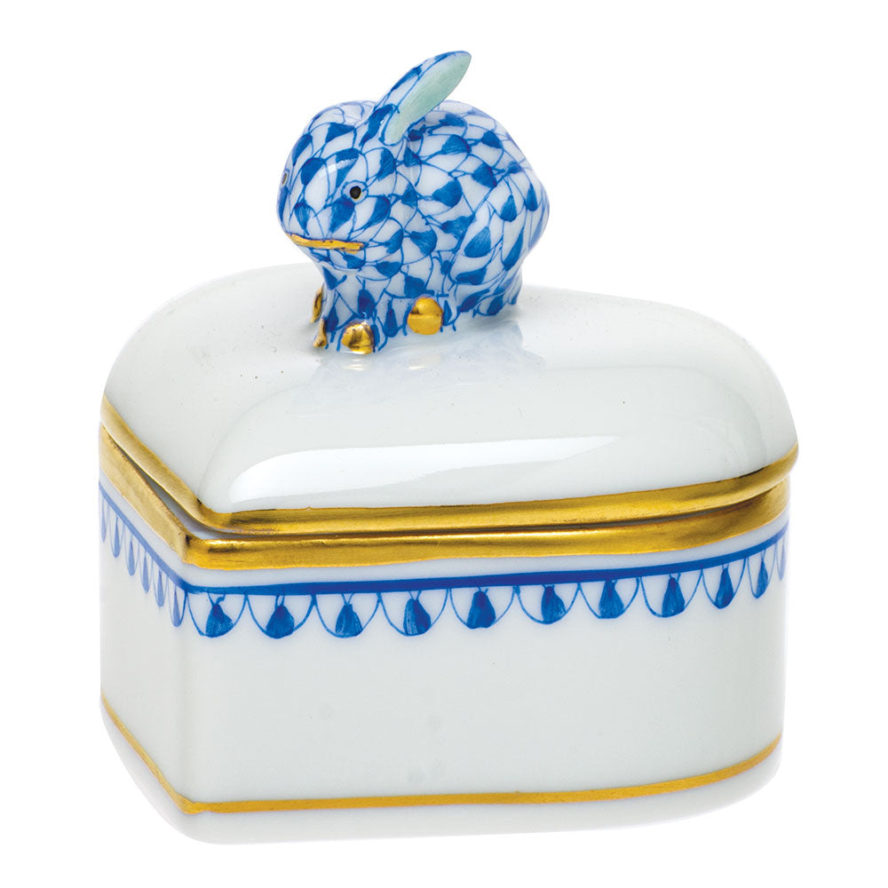 Heart Box with Bunny — Sapphire