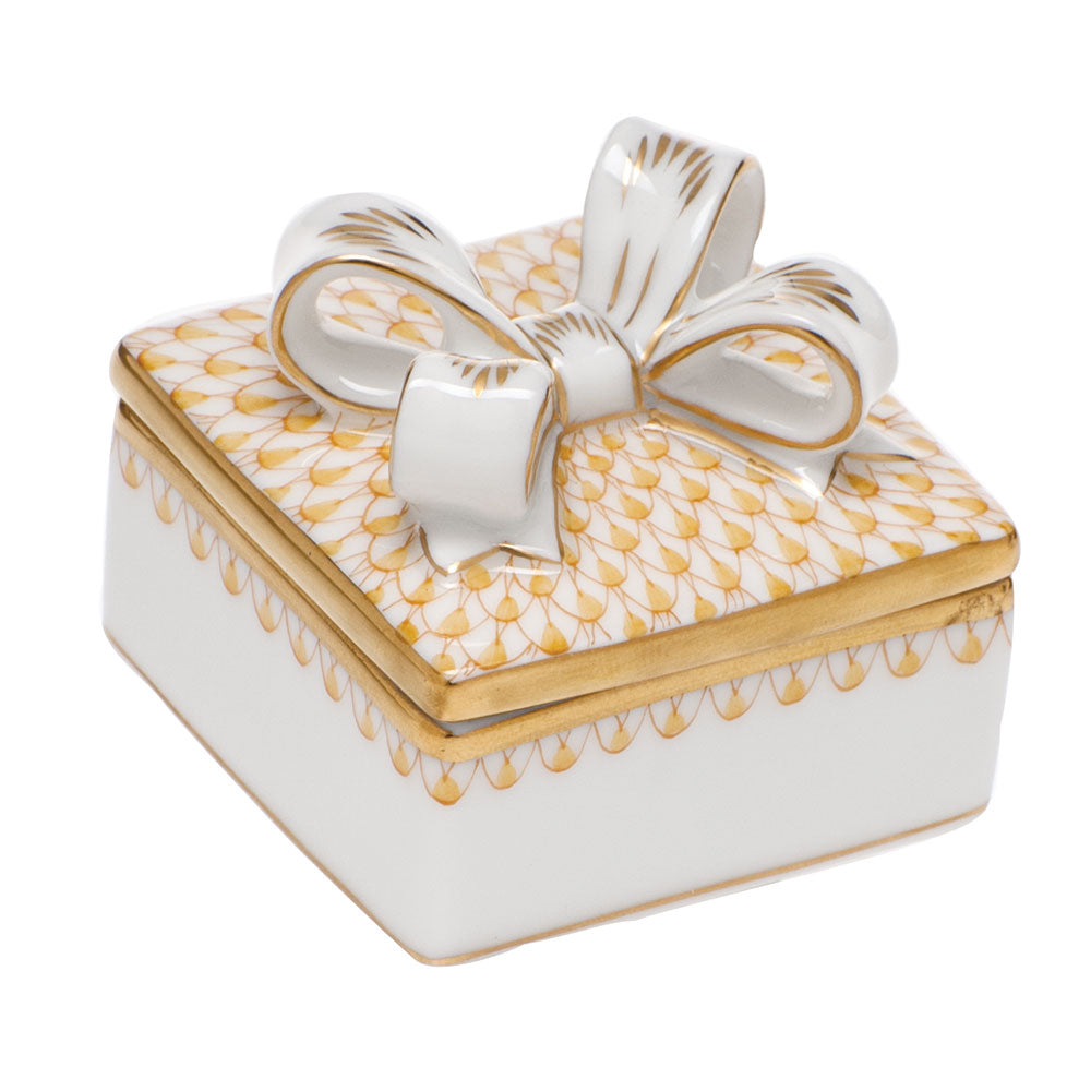 Box with Bow — Butterscotch