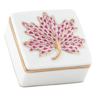 Maple Leaf Box — Raspberry