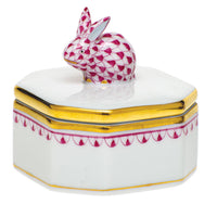 Petite Octagonal Box — Raspberry