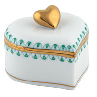 Double Heart Box — Green