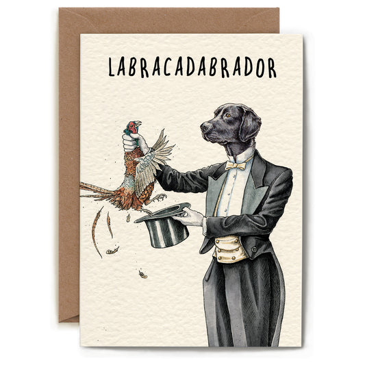Labracadabrador Card