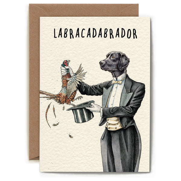 Labracadabrador Card