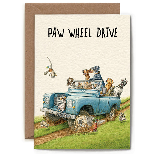 Paw Wheel Drive Card