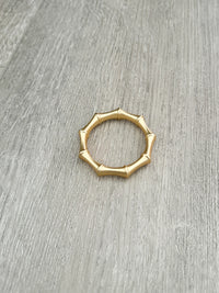 Bamboo Metal Napkin Rings (set of 4)