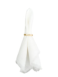 Bamboo Metal Napkin Rings (set of 4)
