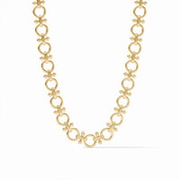 Gold Bamboo Link Necklace