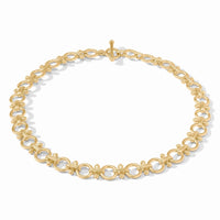 Gold Bamboo Link Necklace