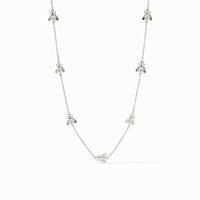 Julie Vos Sterling Bee Delicate Station Necklace
