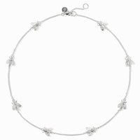 Julie Vos Sterling Bee Delicate Station Necklace