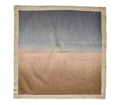 Dip Dye Napkins in Earth Tones
