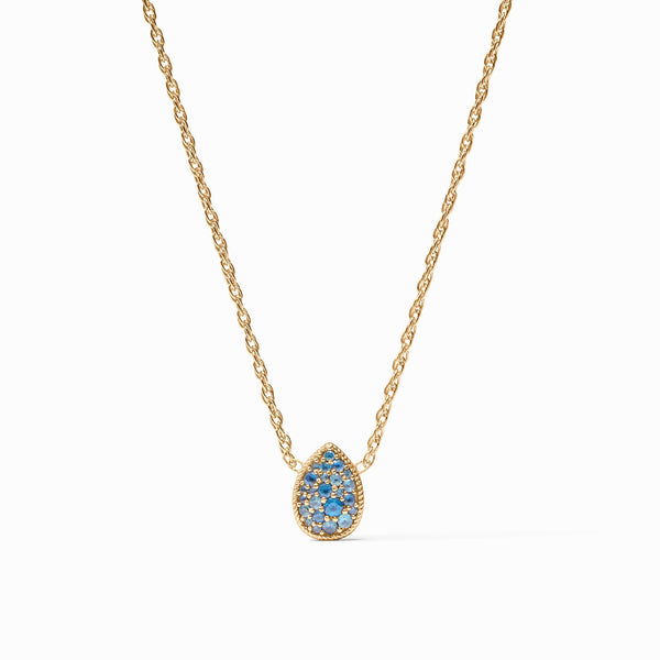 Pavé Teardrop Delicate Necklace