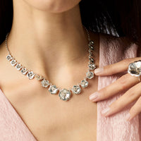 Julie Vos Sterling Bloom Demi Necklace