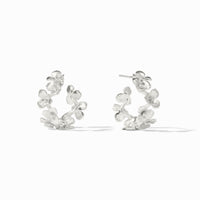Julie Vos Sterling Bloom Hoop, Silver