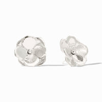 Julie Vos Sterling Bloom Statement Stud, Silver