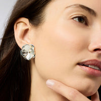 Julie Vos Sterling Bloom Statement Stud
