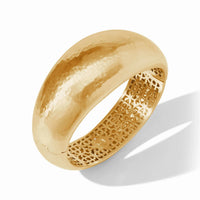 Gold Catalina Statement Hinge Bangle