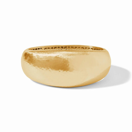 Gold Catalina Statement Hinge Bangle