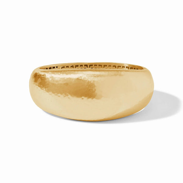 Gold Catalina Statement Hinge Bangle