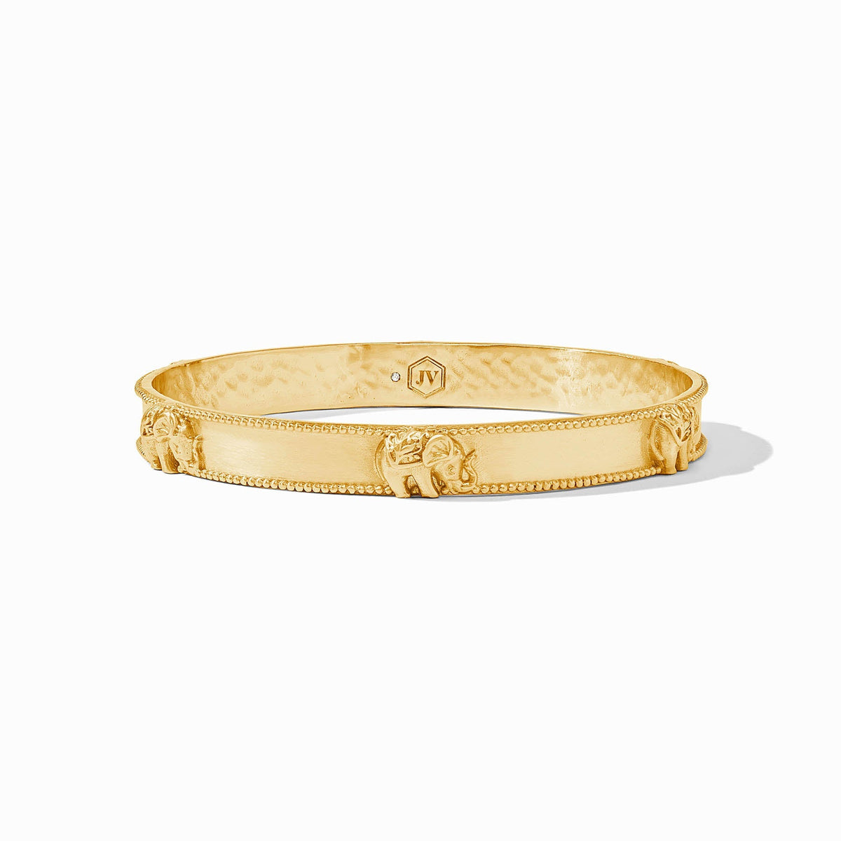 Julie Vos Elephant Bangle, Gold