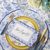Die-Cut Blue Asiatic Pheasants Placemat
