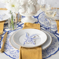 Die-Cut Blue Asiatic Pheasants Placemat