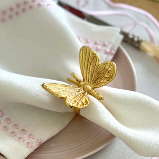 Butterfly Gold Napkin Ring