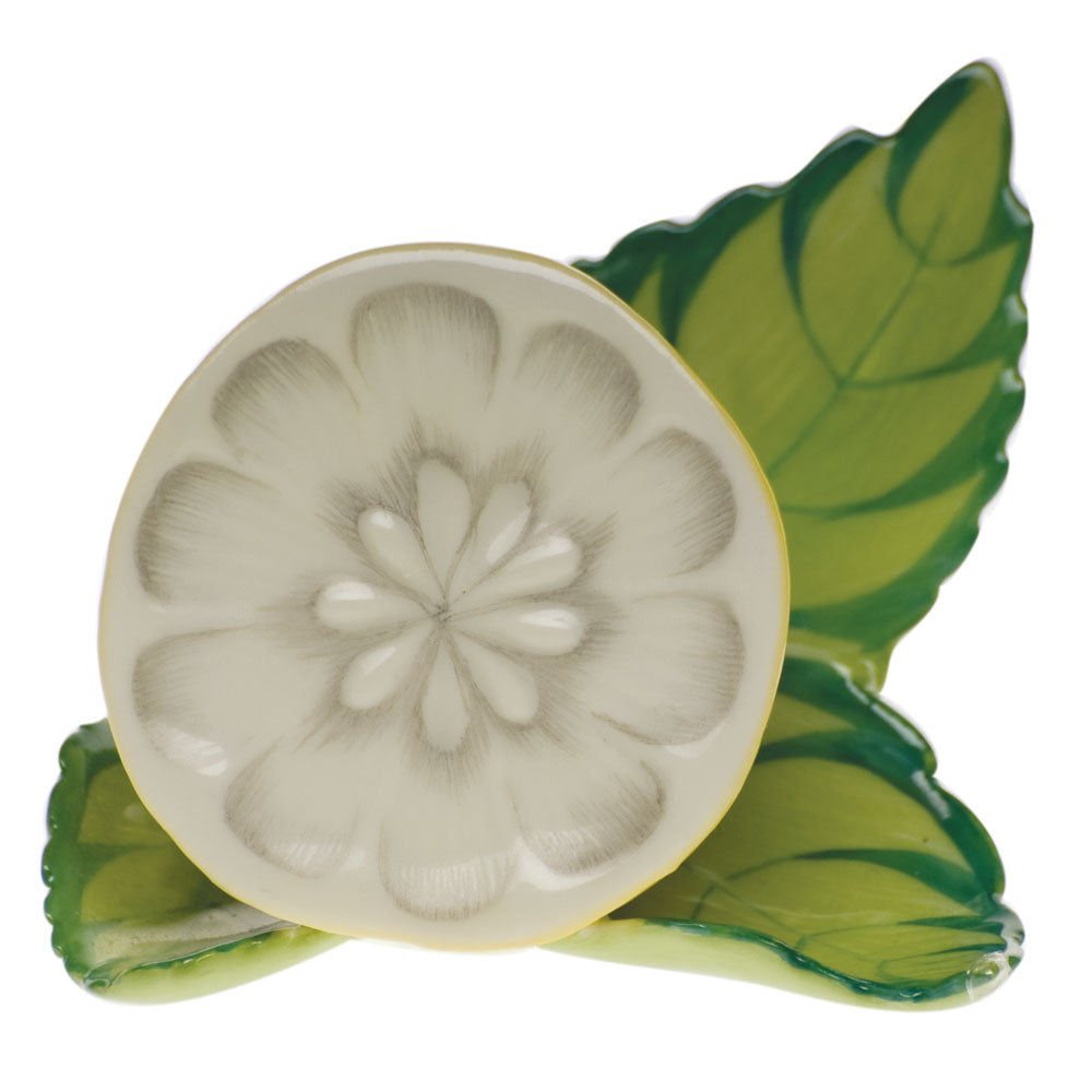 Lemon On Leaf — Natural
