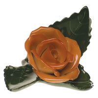 Rose On Leaf — Rust