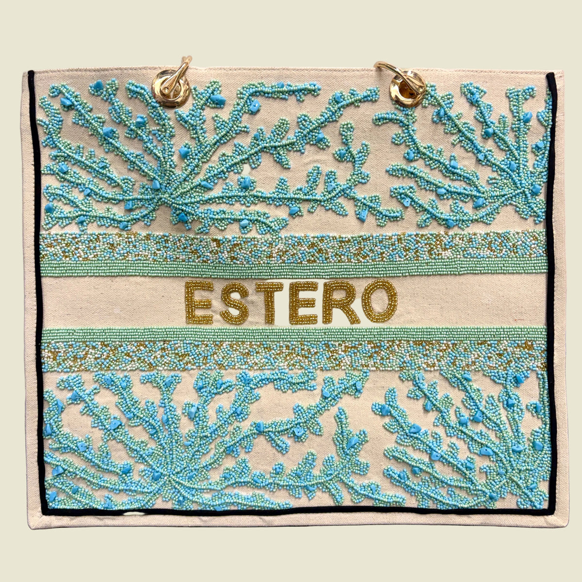 Estero Beaded Tote