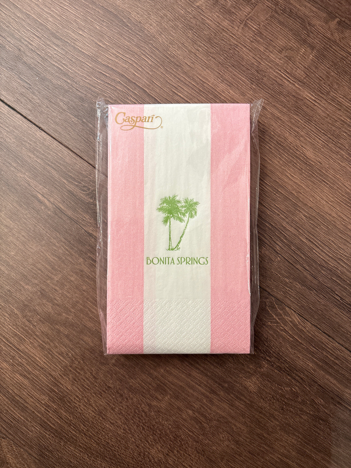 Bonita Springs Palm Light Pink Guest Towels