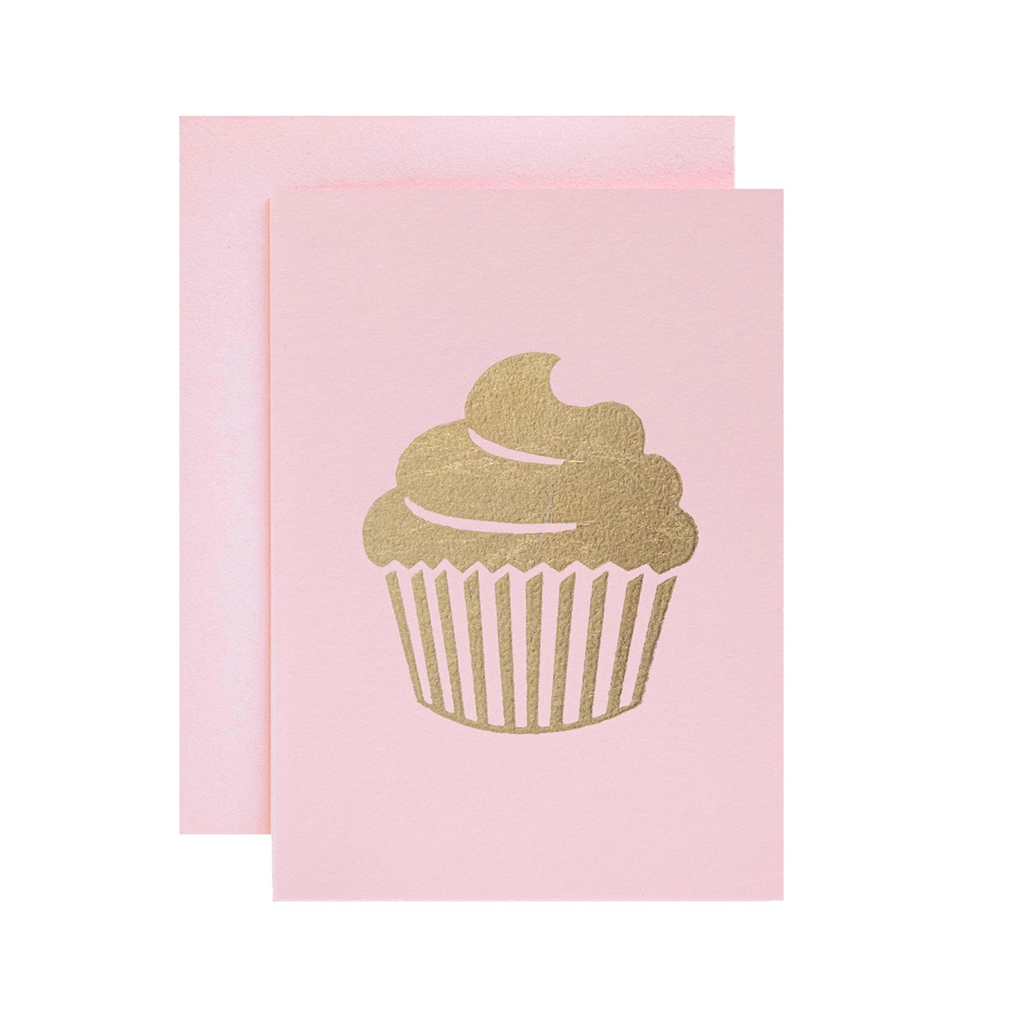 Light Pink Cupcake Card