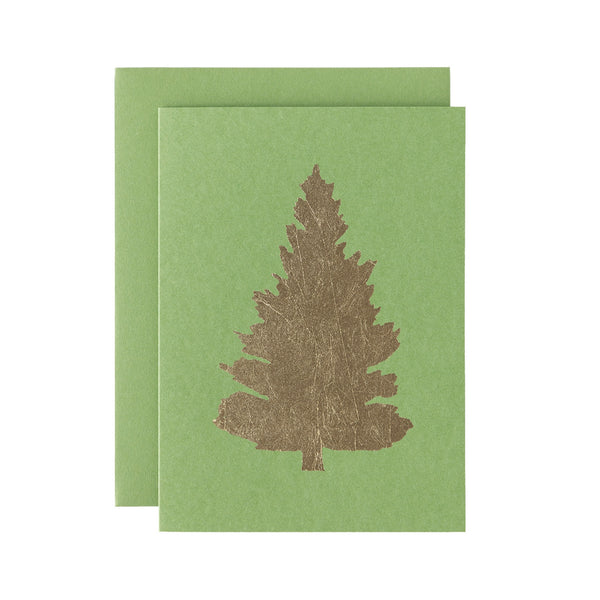 Grass Green Fir Tree Card