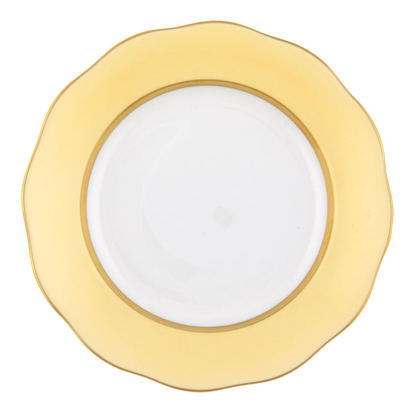 Silk Ribbon Dessert Plate, Beige