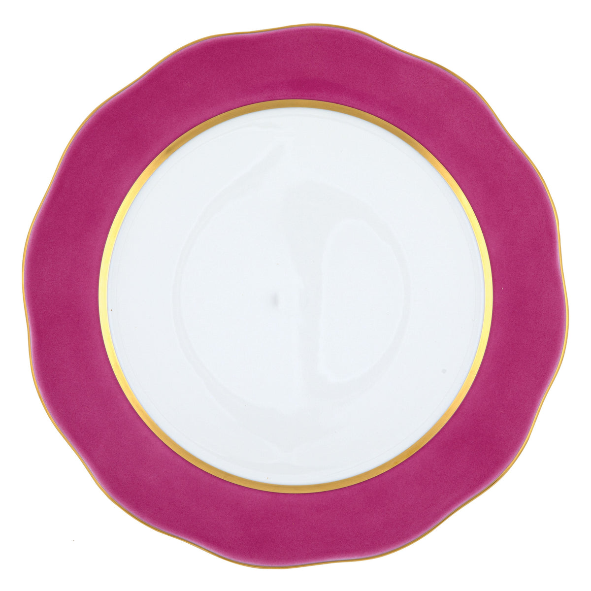 Silk Ribbon Charger, Raspberry